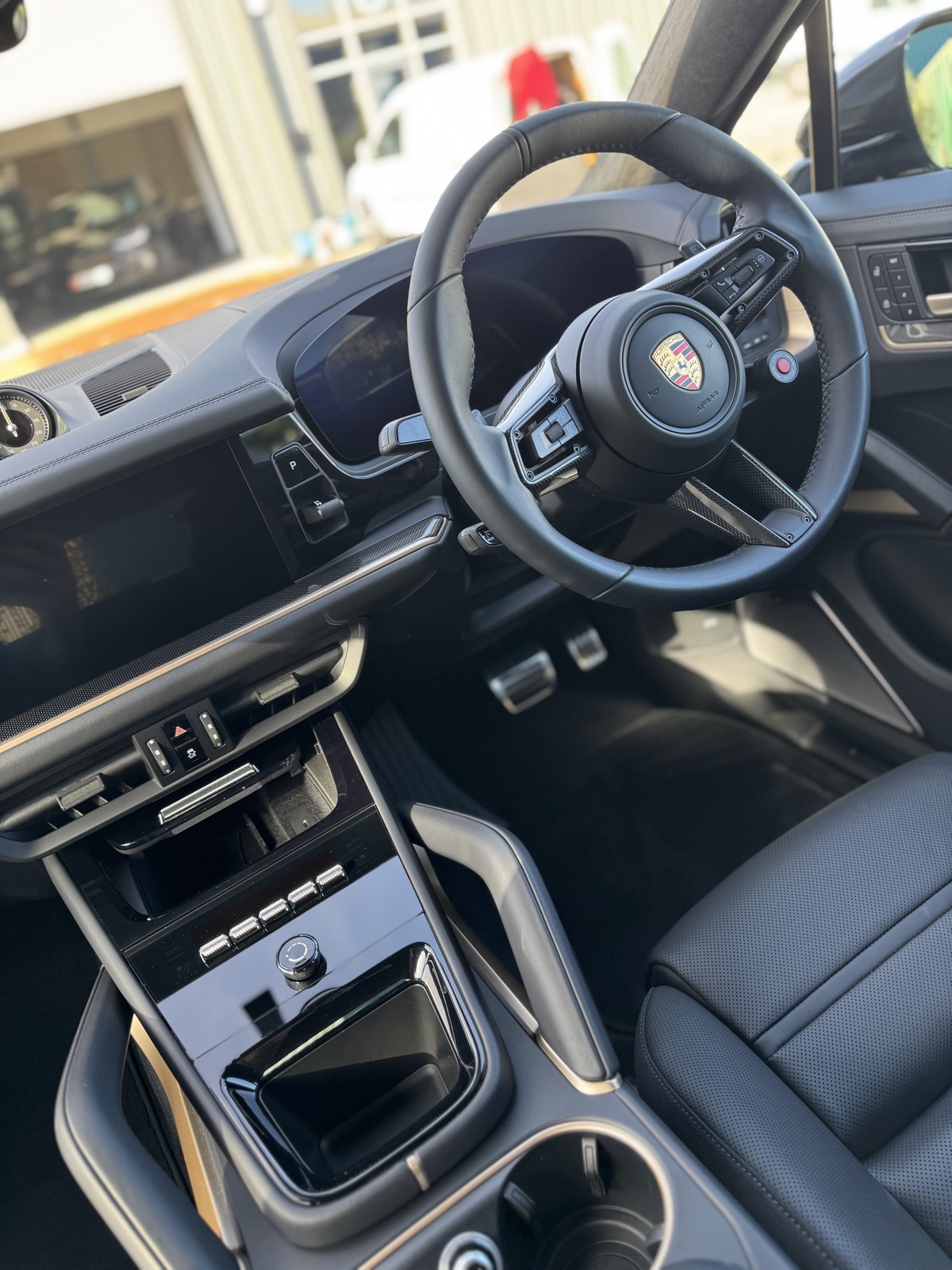 A Porsche Cayenne Turbo interior cared for by The Car Care Company