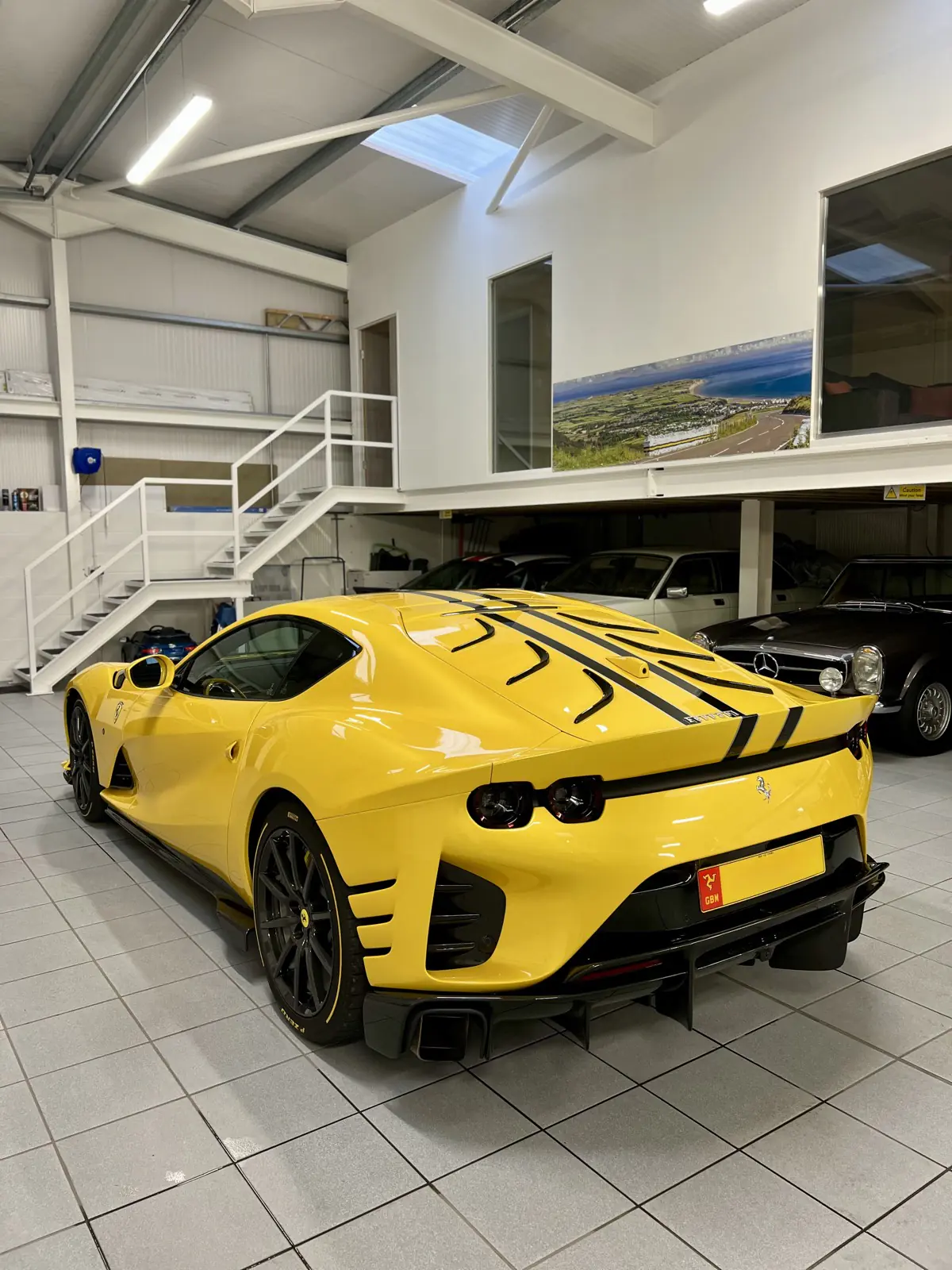 A Ferrari 812 detailed to a show finish